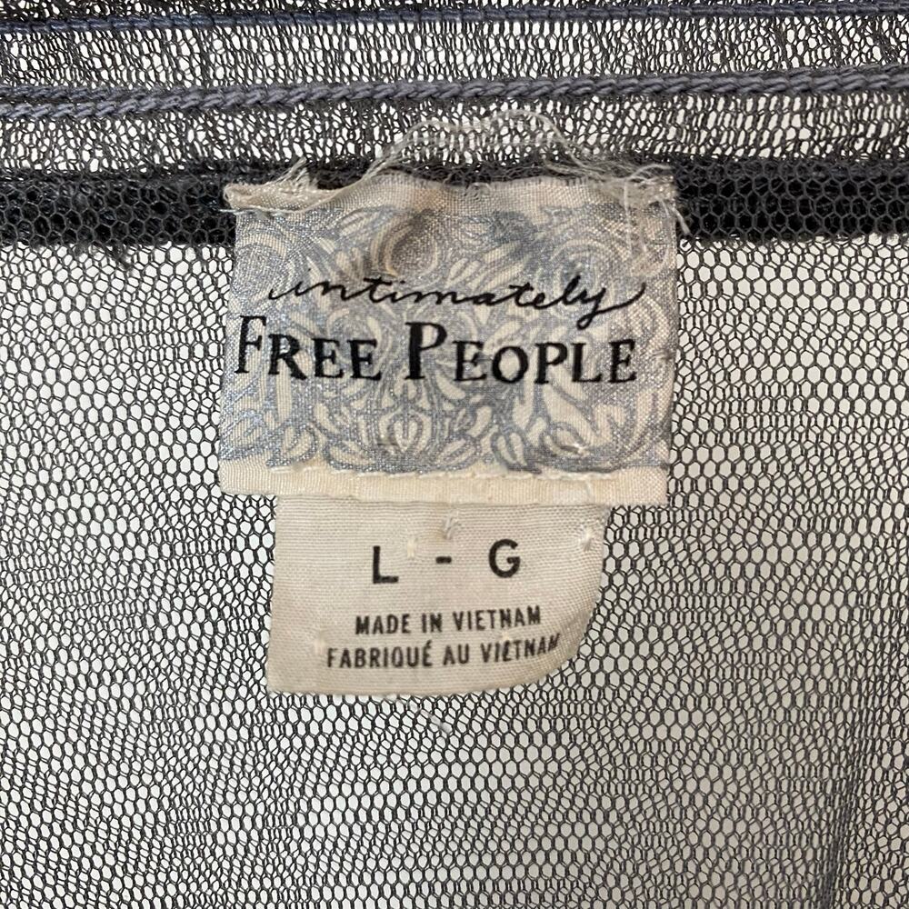 Intimately Free People Mesh Half Slip - Grey - Size Large - Picture 10 of 11